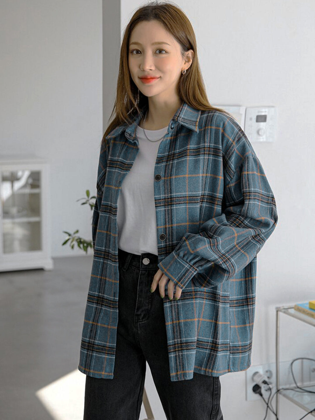 Multi Flanel Checkered Shirt