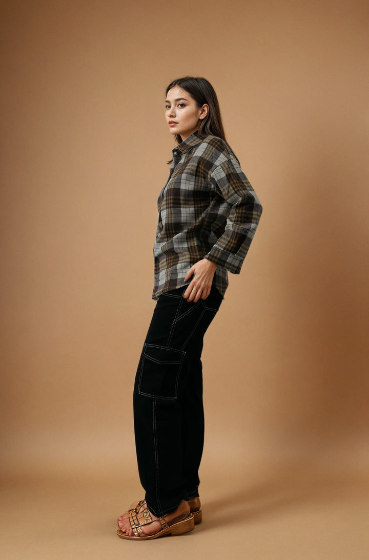 Oversized Flannel Shirt