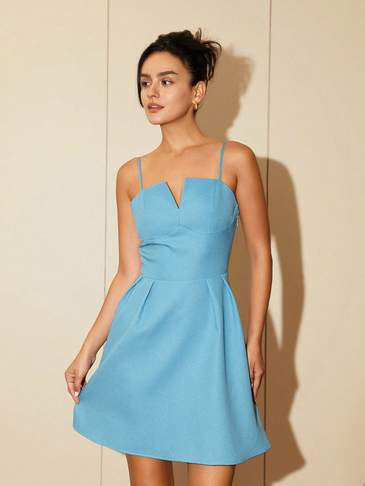 Strappy Fit And Flare Dress