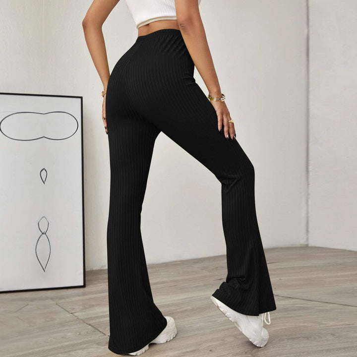 Black Fitted High Waist Pant