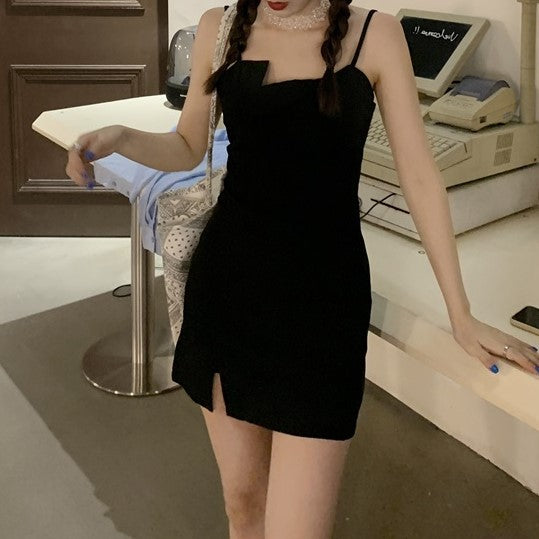 Black Black Mini Slim Fit Dress