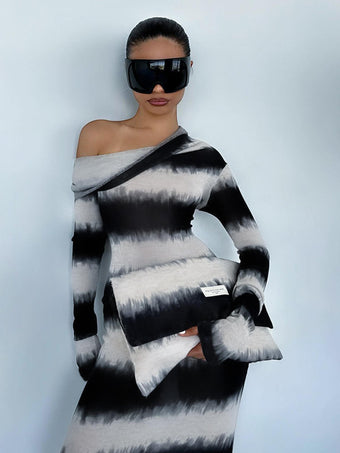 Off Shoulder Maxi Dress