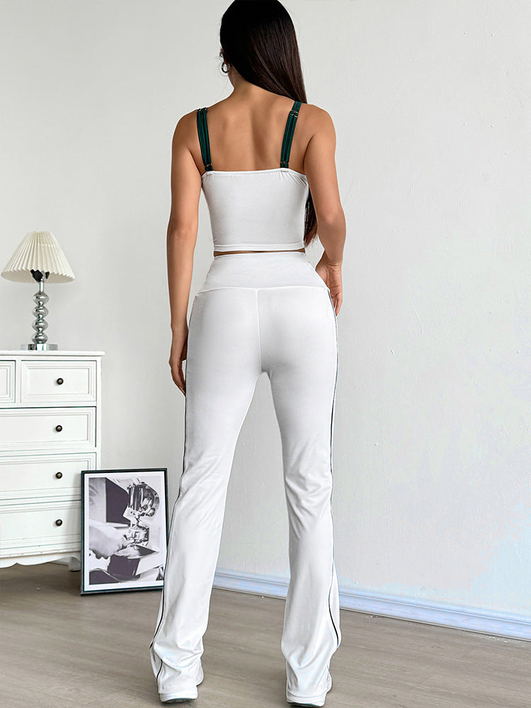 White Camisole And Pants Co-Ord Set