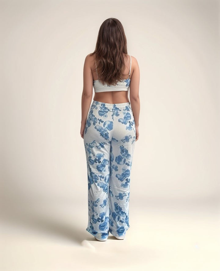 Blue Floral Co-Ord Set