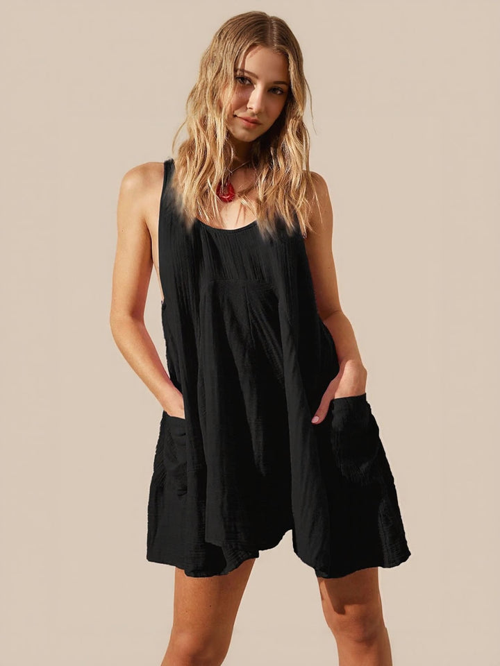 Black Mini Dress With Pockets