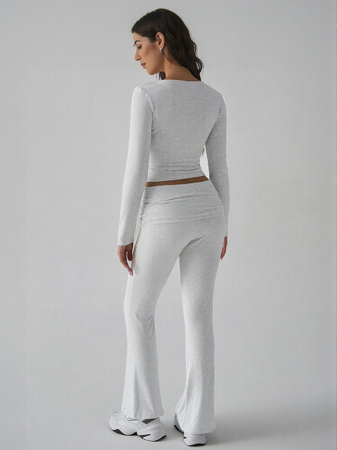 T-Shirt And Legging Grey Co-Ord Set