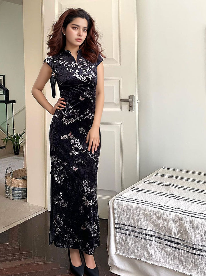 Mandarin Fitted Dress