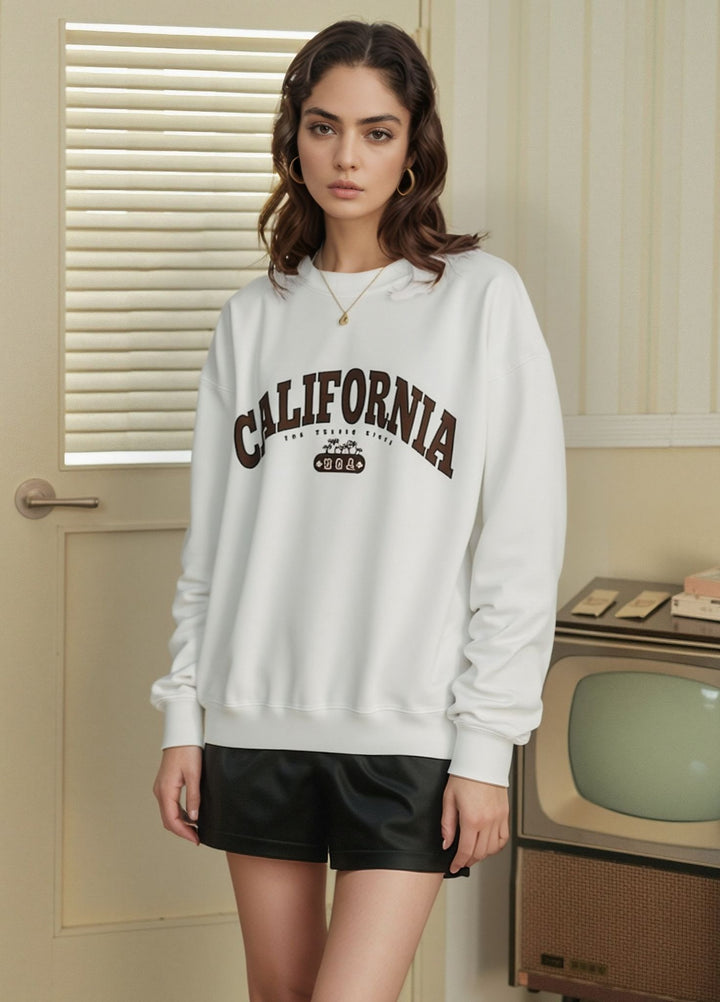Off-White Typography Relaxed Sweatshirt