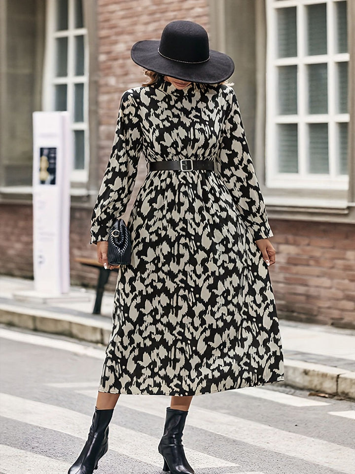 Monochrome Maxi Dress