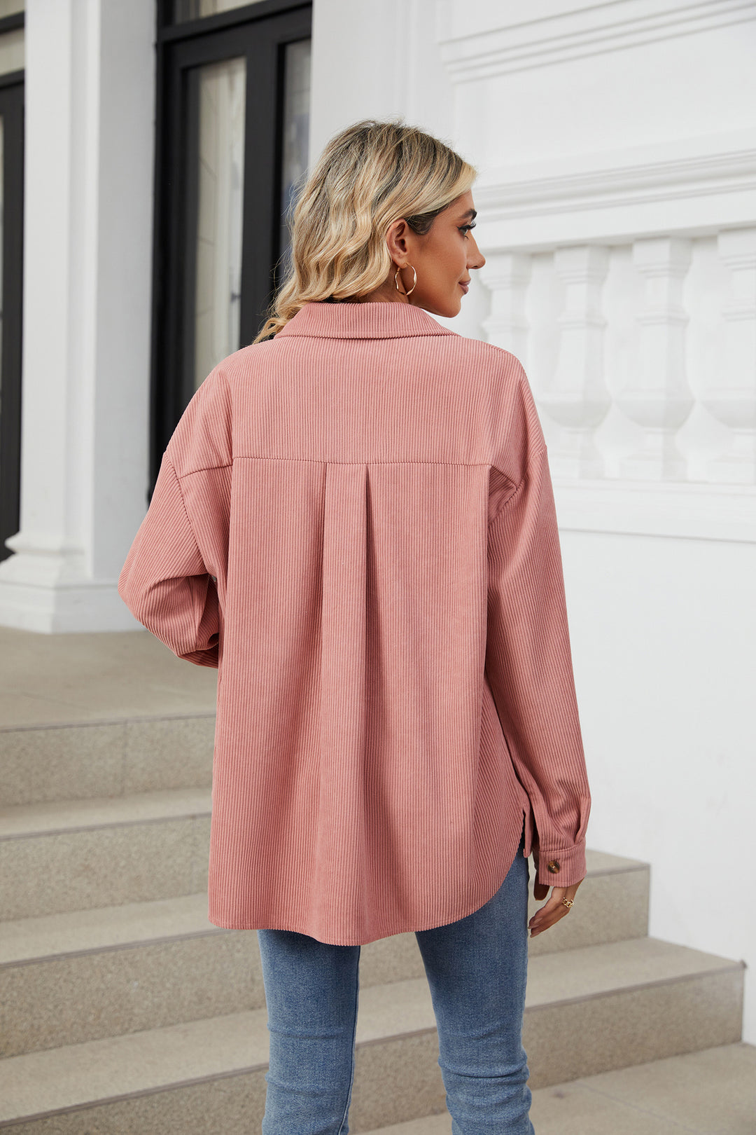 Pink Full Sleeves Buttondown Shirt