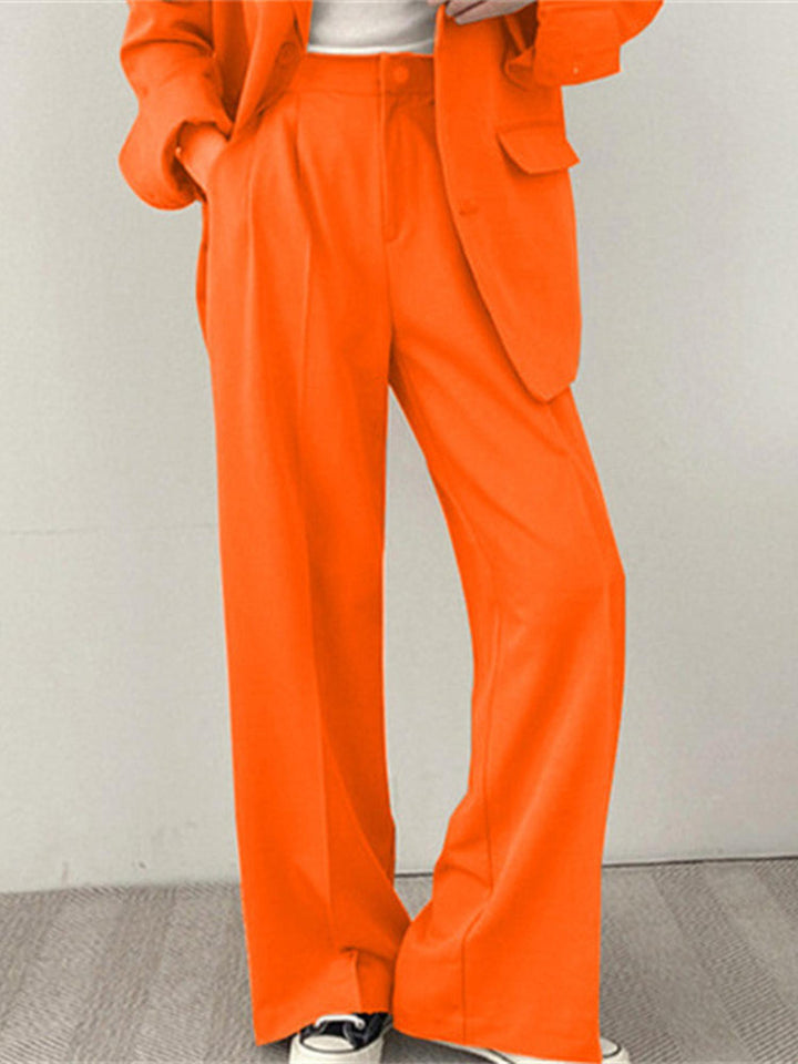 Orange Tailored Trousers
