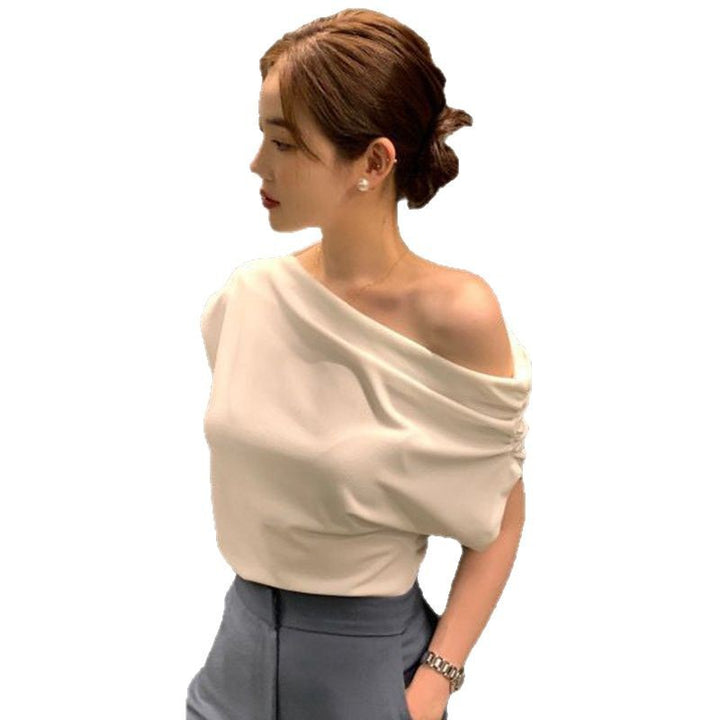 White One Shoulder Top