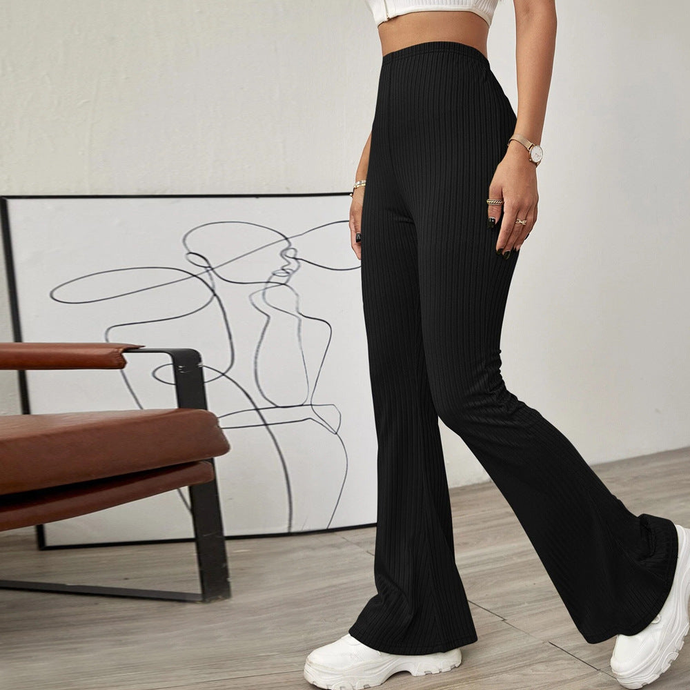 Black Fitted High Waist Pant