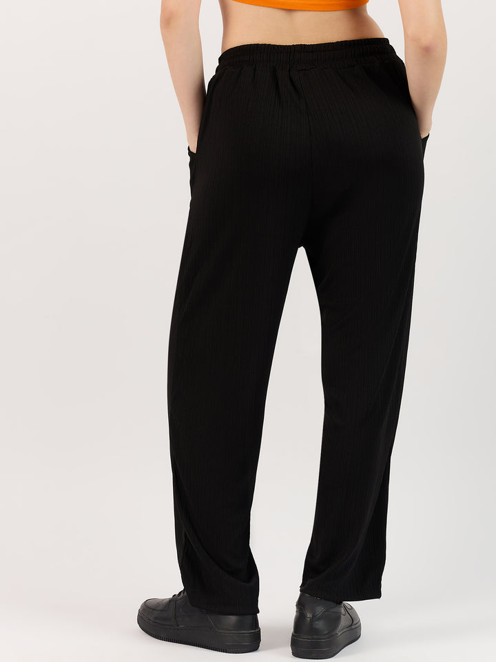 Black Wide Leg Trousers