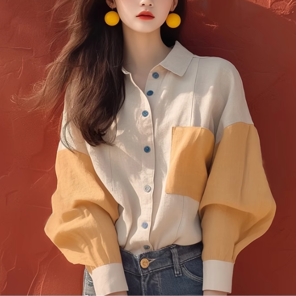 Multi Colour Blocked Shirt