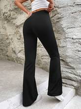 Black Fitted & Flared Leggings