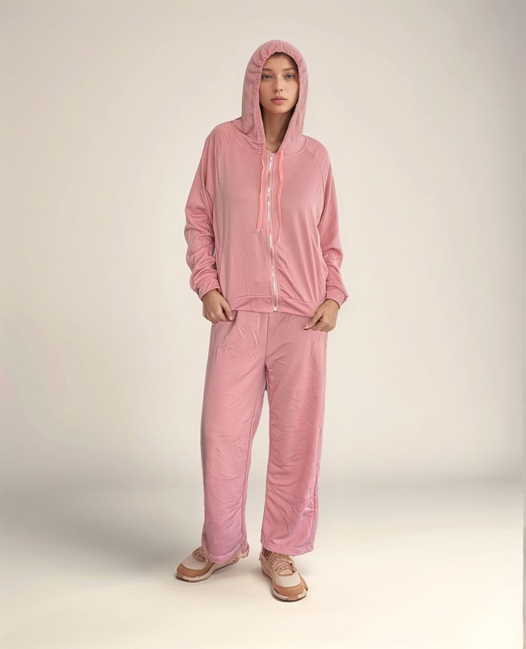 Pink Hoodie Co-Ord Set