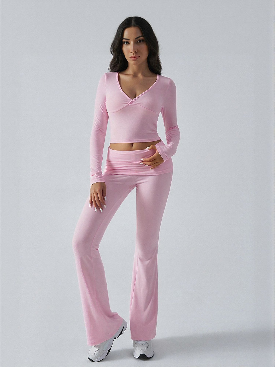 Pink Tshirt And Legging Co Ord Set