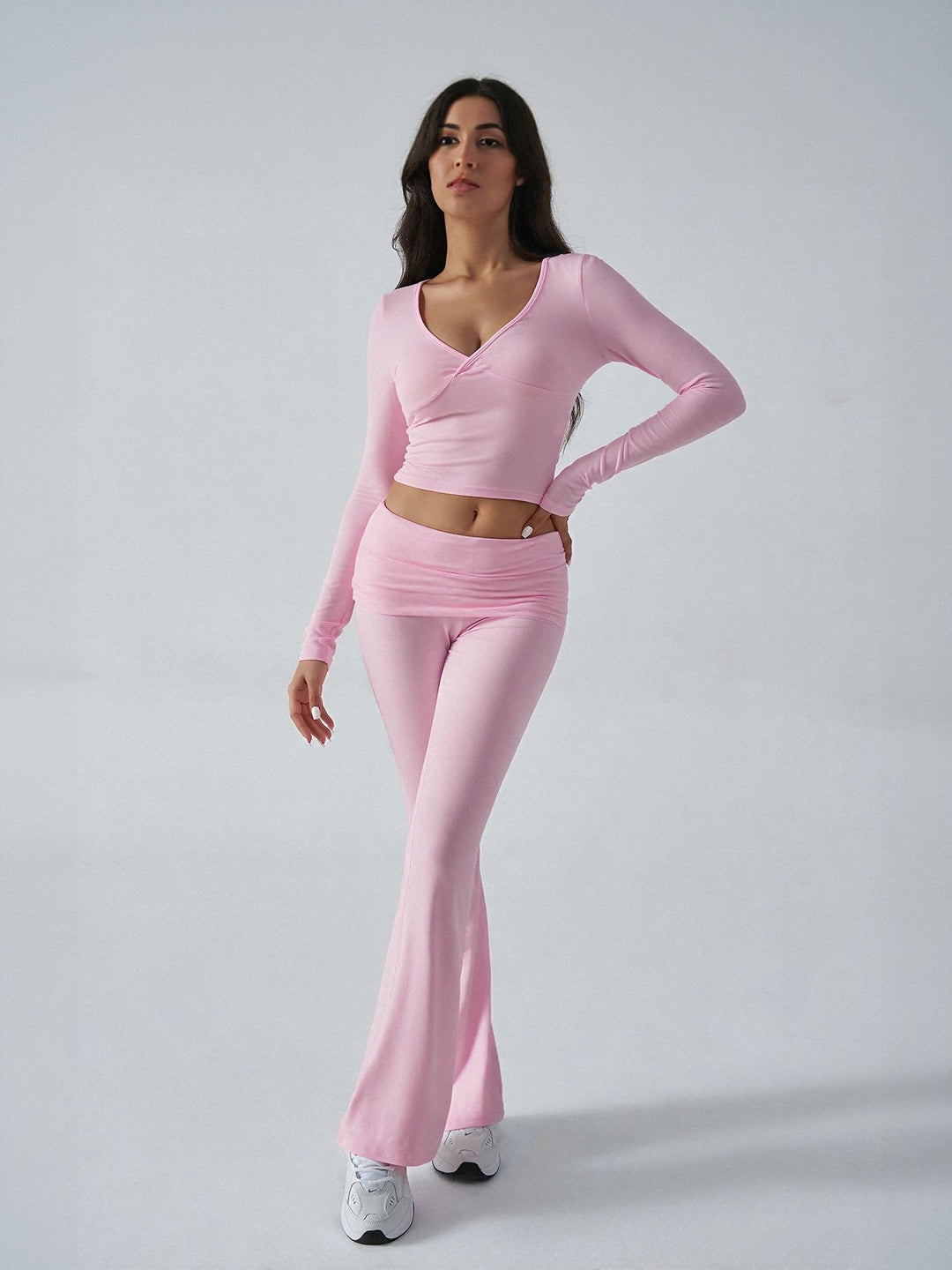 Pink Tshirt And Legging Co Ord Set