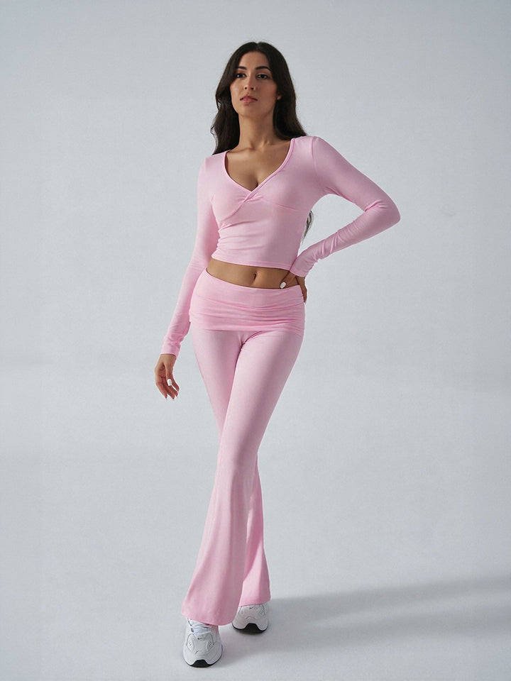 Pink Tshirt And Legging Co Ord Set