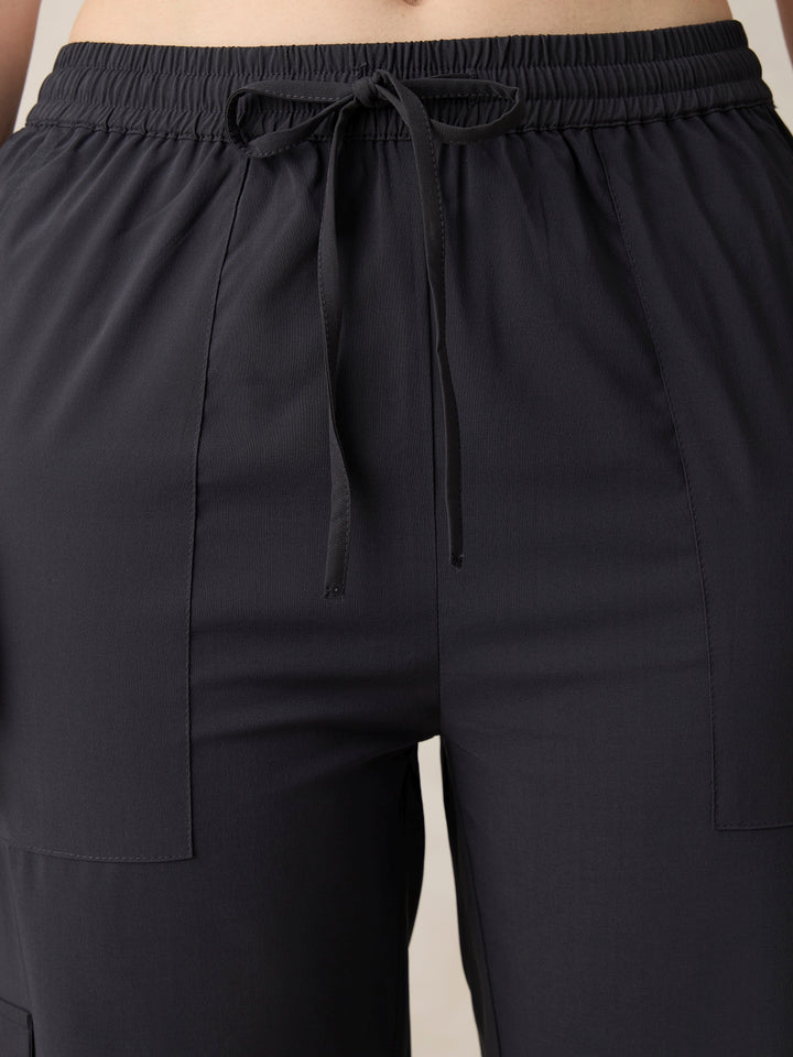 Grey Stylized Cargo pants