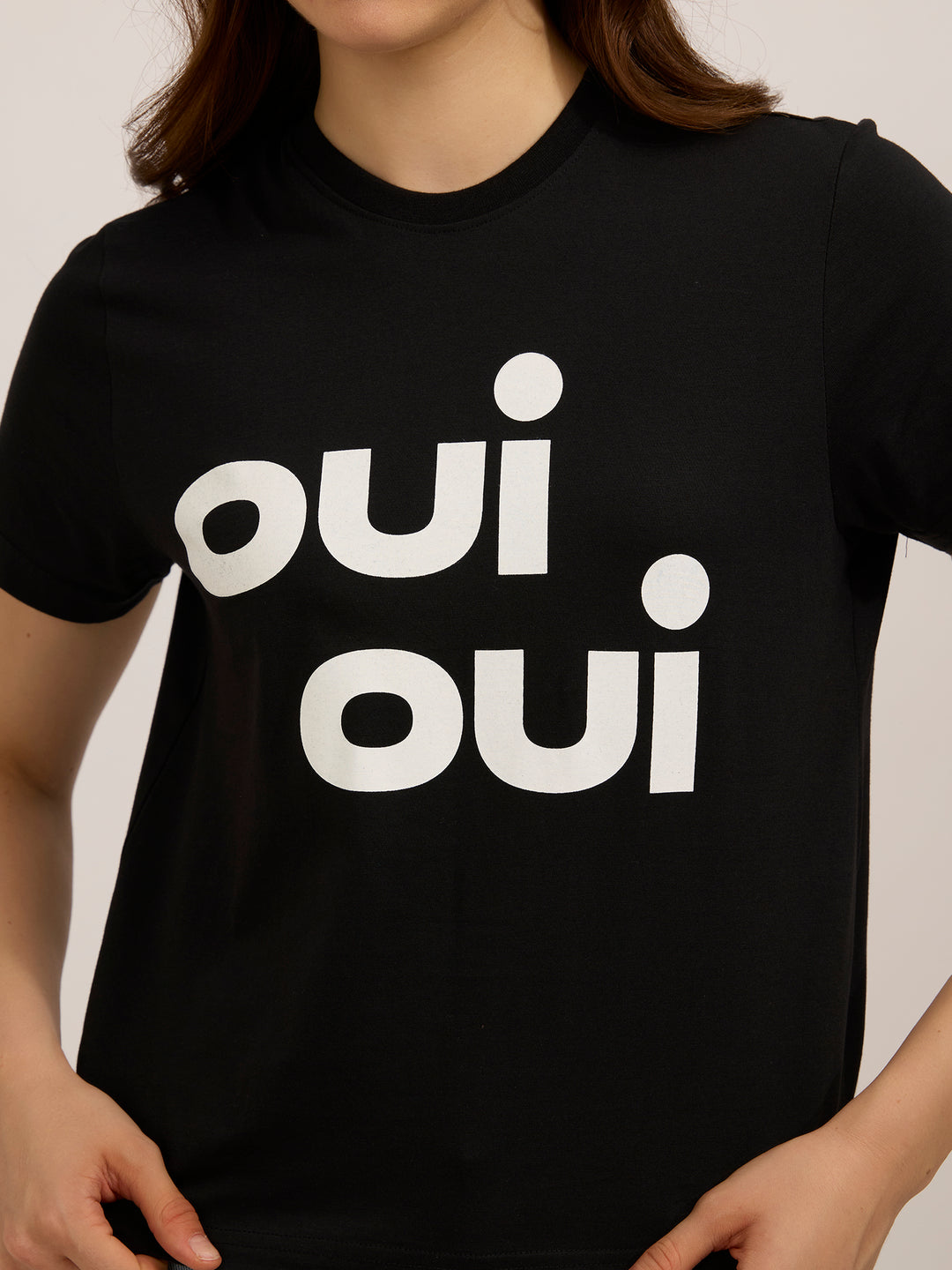 Black Graphic Regular T-Shirt