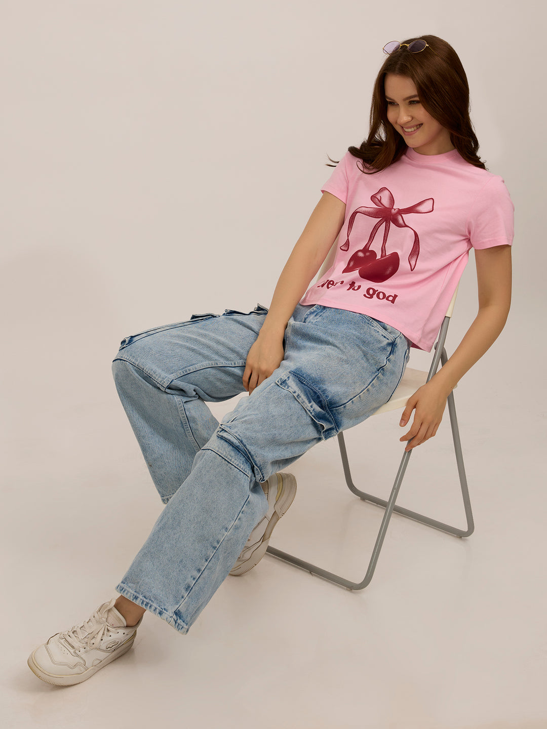 Pink Graphic Regular T-Shirt