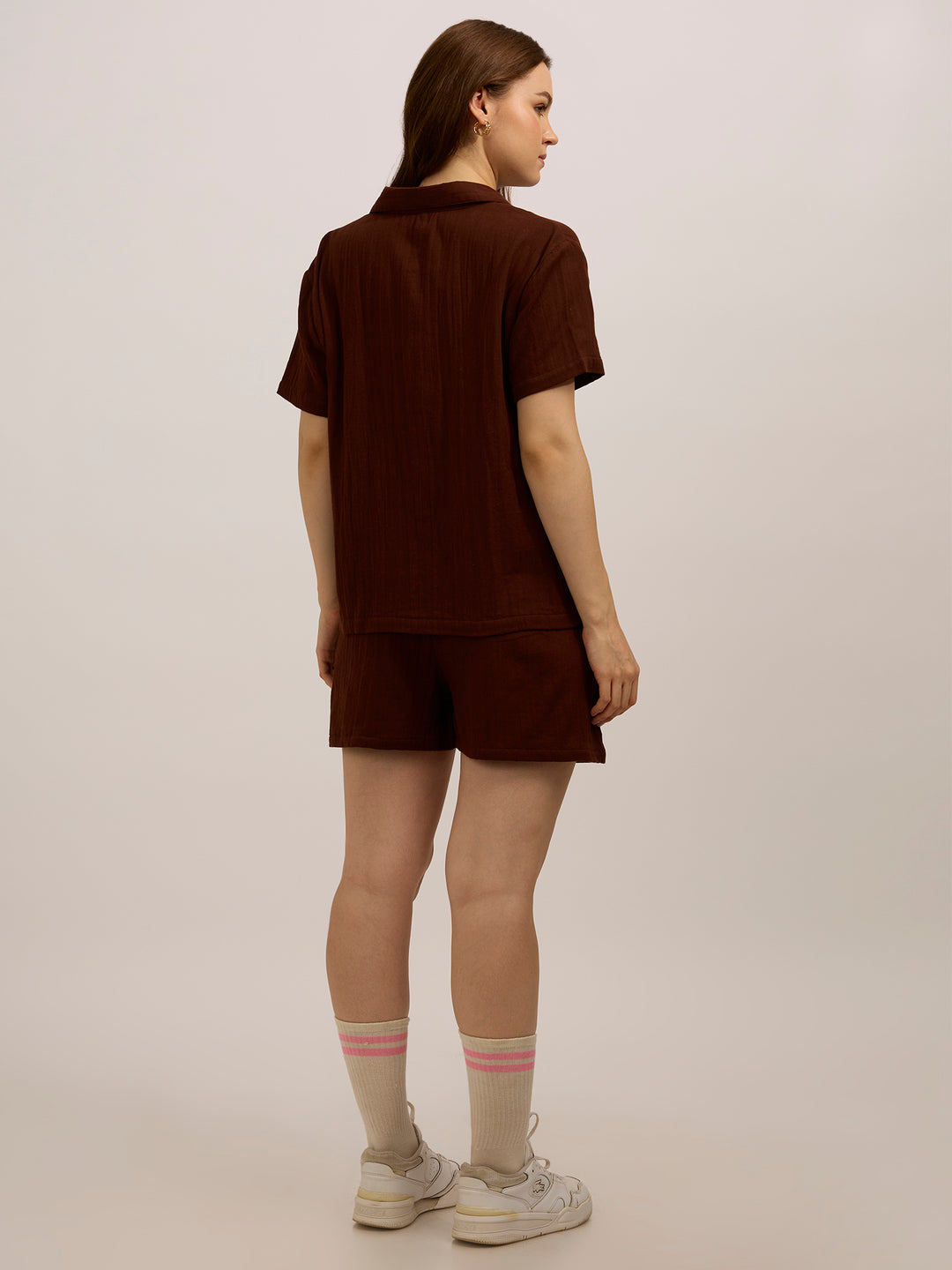Brown Relaxed Co-Ord Set