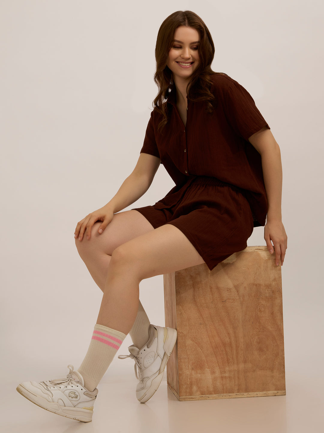 Brown Relaxed Co-Ord Set