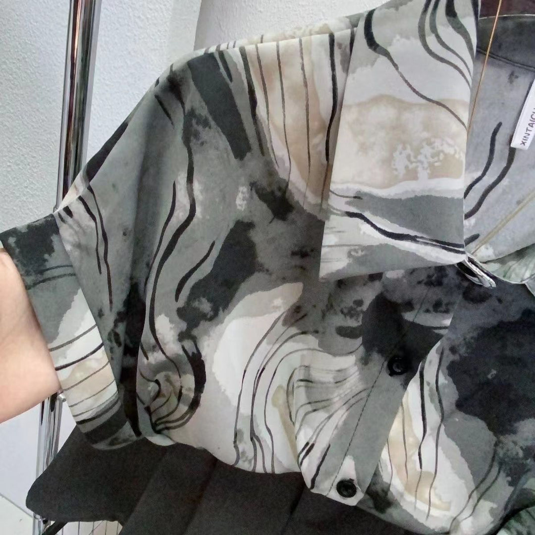 Multi Marble Printed Shirt