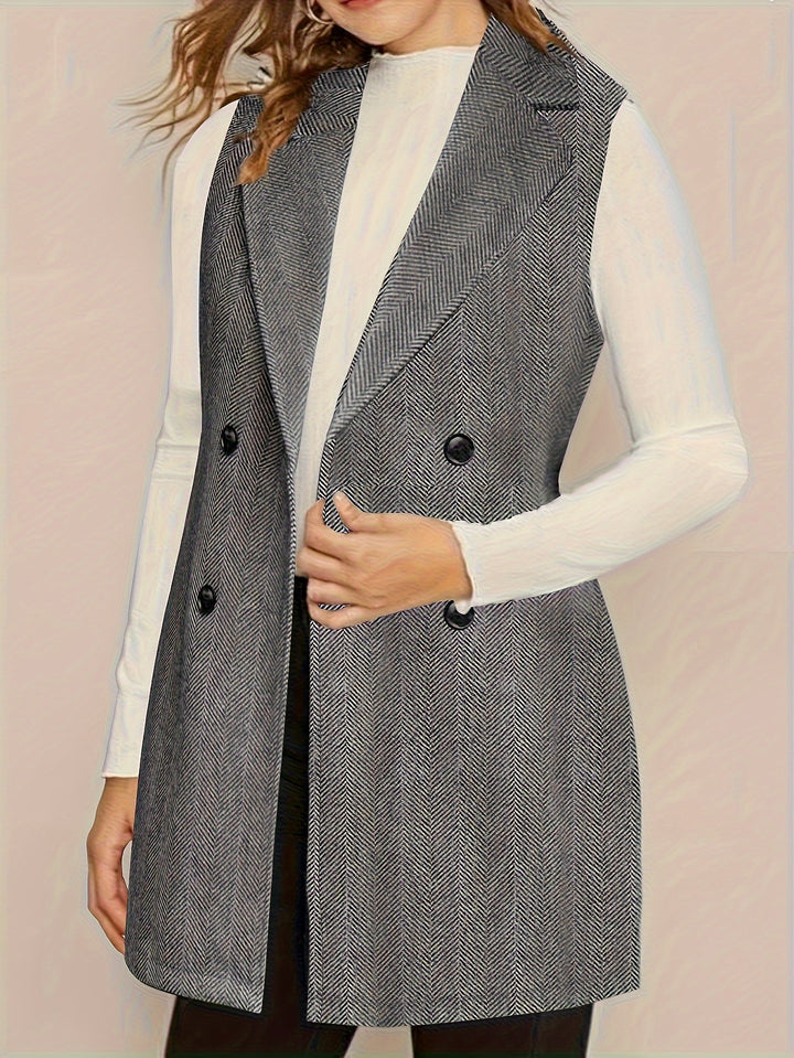 Black Sleeveless Jacket