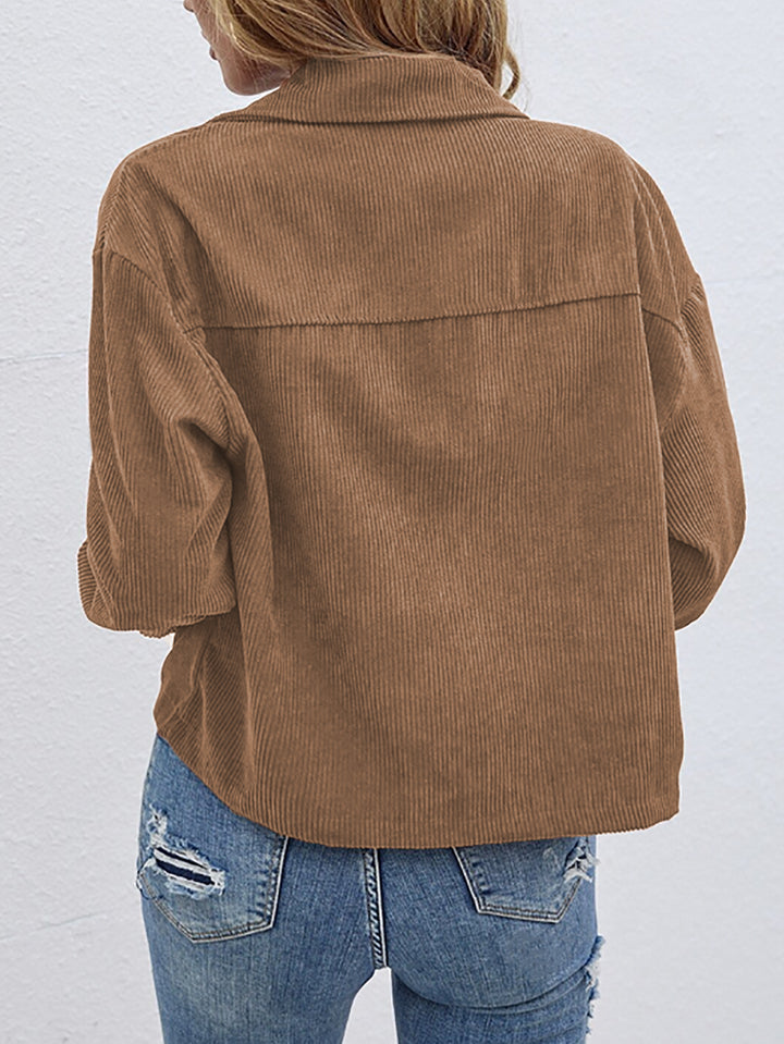 Khaki Full Sleeve Front Button Shirt