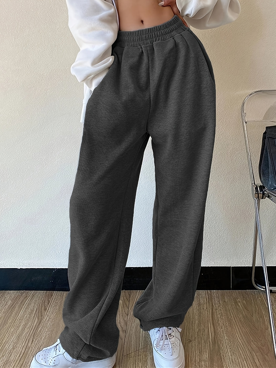 Charcoal Low Waist Sweatpants