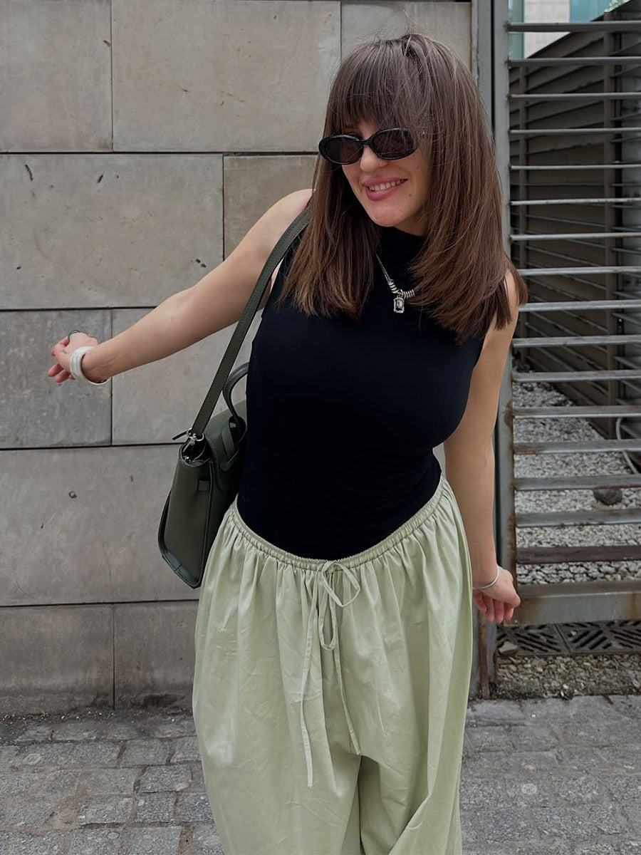 Green Ultra Baggy Fit Trousers