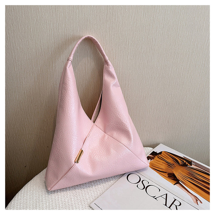 Pink Triangle Cut-Out Tote Bag