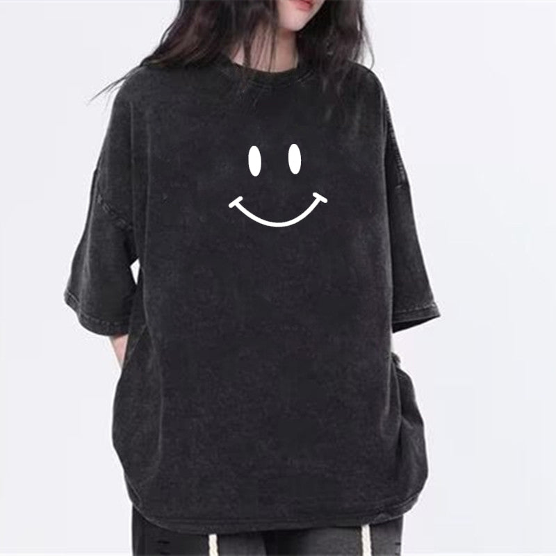 Black Chest Pribt Graphic Tshirt