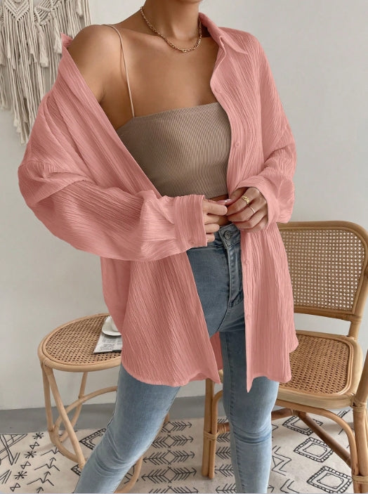 Pink Over Sized Shirt