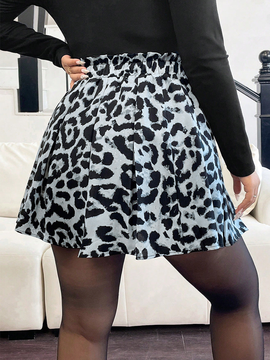 Multi Printed Paper Bag Skirt