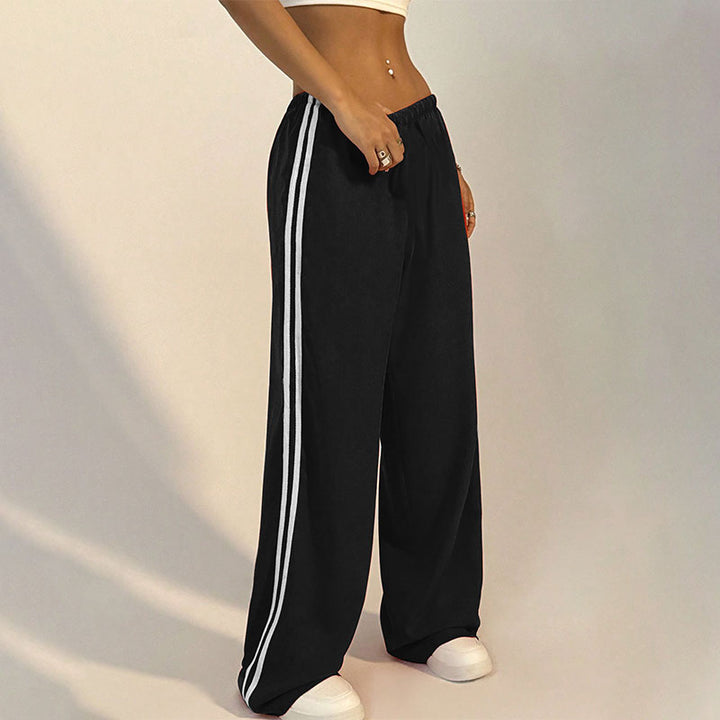 Black Side Stripe Sweatpants