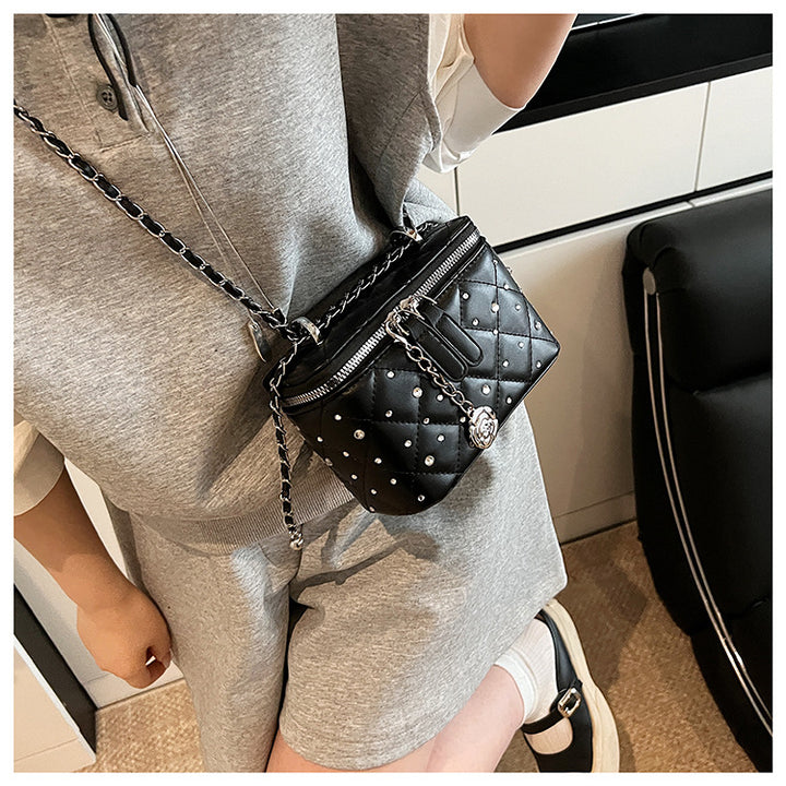 Black Mini Squarebox Handbag
