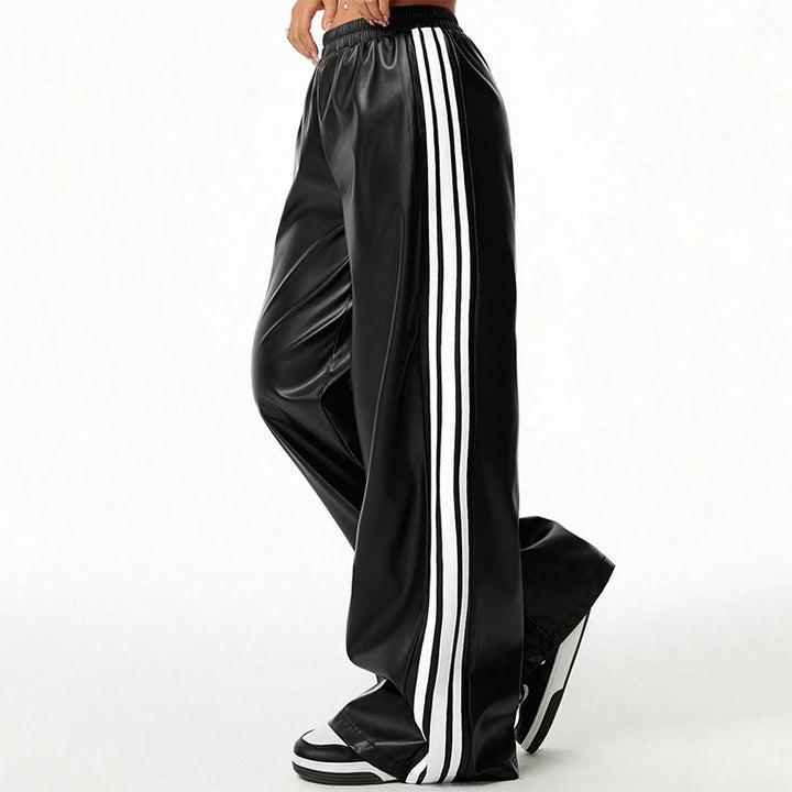 Black Side Stripe Sweatpants