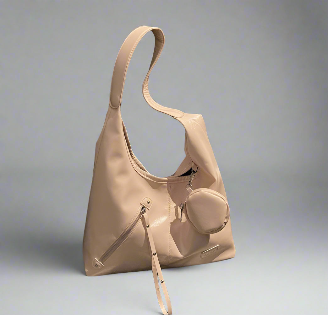 Pink Hobo Tote Bag