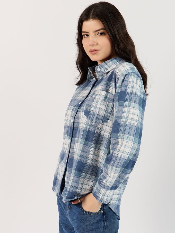 Blue Checked Shirt