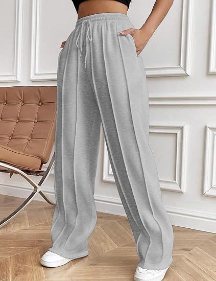 Grey Elasticated Regular Fit Drawstring Joggers