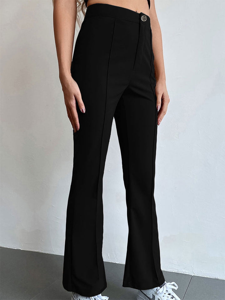 Black Straight Pants