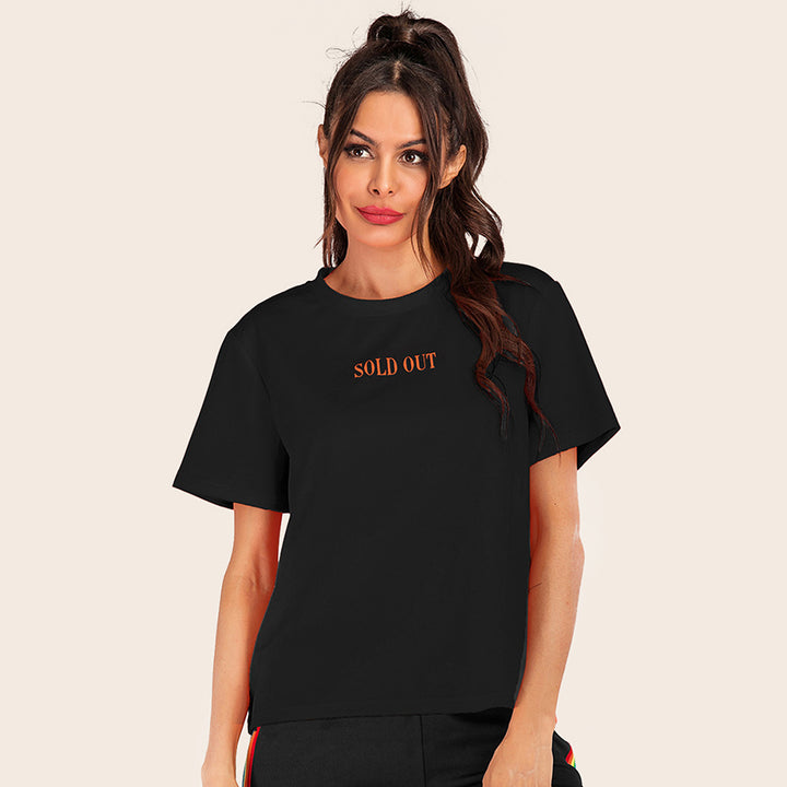 Black Typography T-Shirt