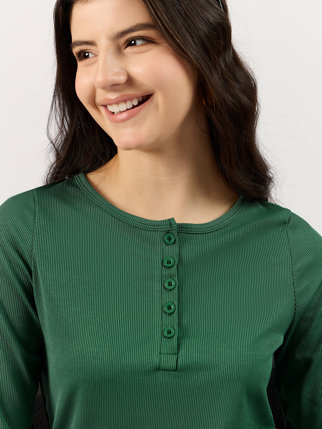 Green Knit Top