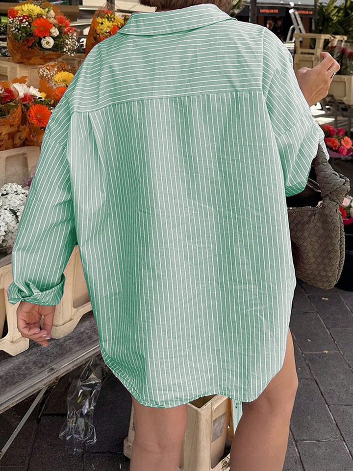 Green Oversized Vacay Shirt