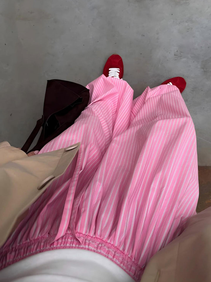 Pink Ultra Baggy Fit Trousers