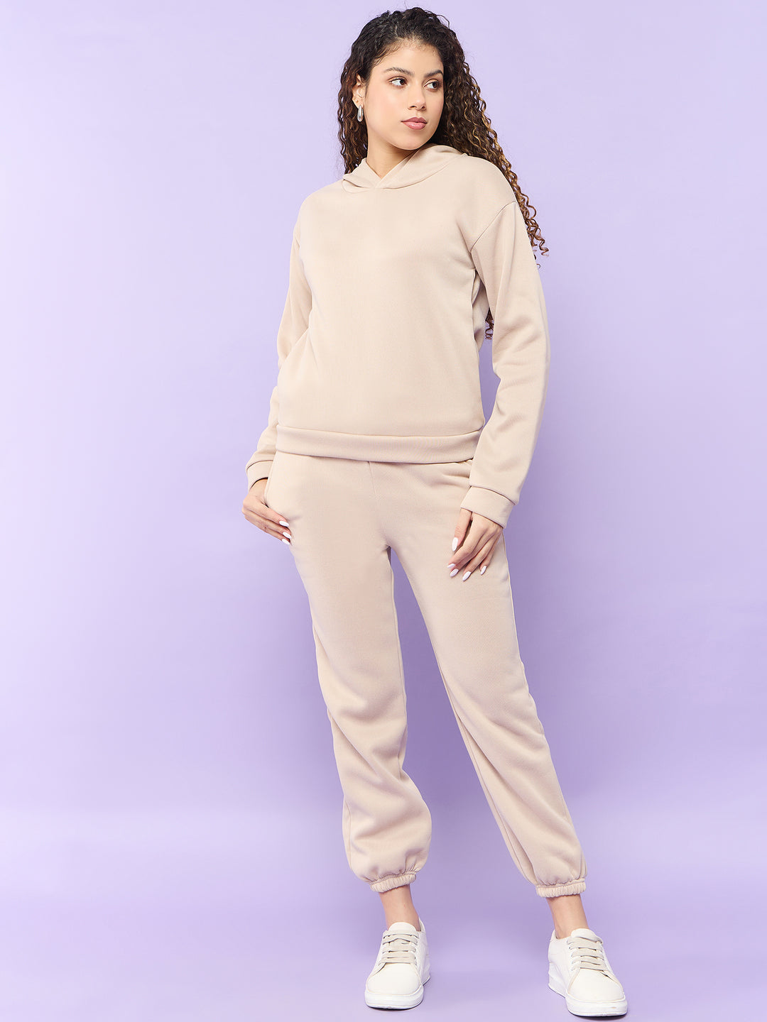 Khaki Oversized Hoodie Co-Ord Set